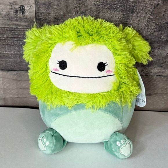 Bren the Green Bigfoot Squishmallow 8” New with Tags Collectible Plushie - Picture 1 of 2